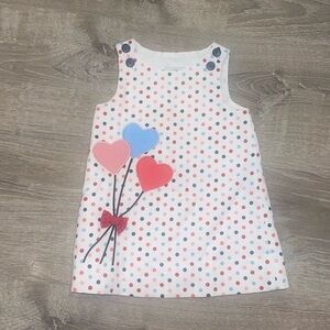 Florence Eiseman Multicolored Heart Balloon Dress